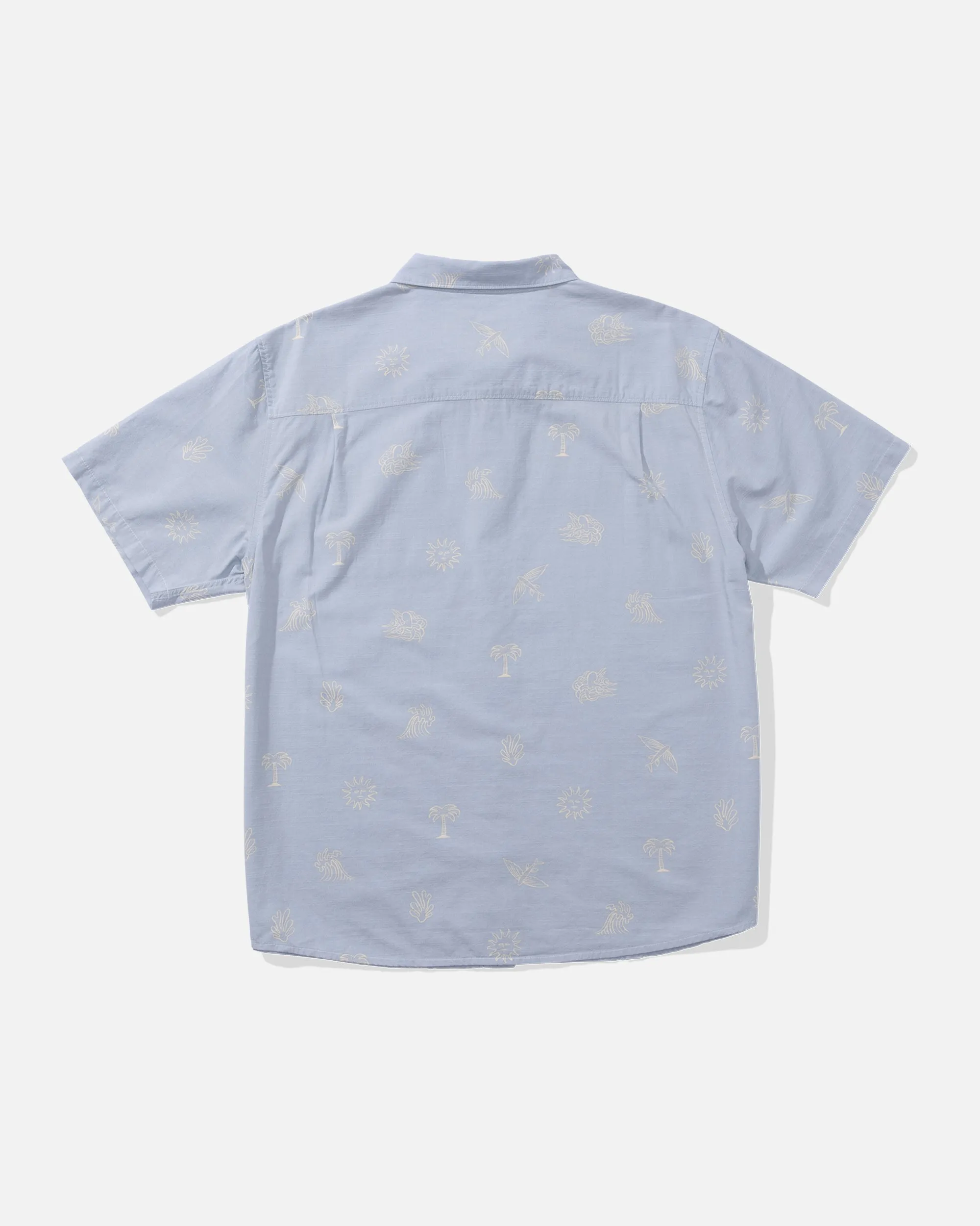Good Vibes Button Up - Blue Fog sold by Salty Crew product image thumbnail 2