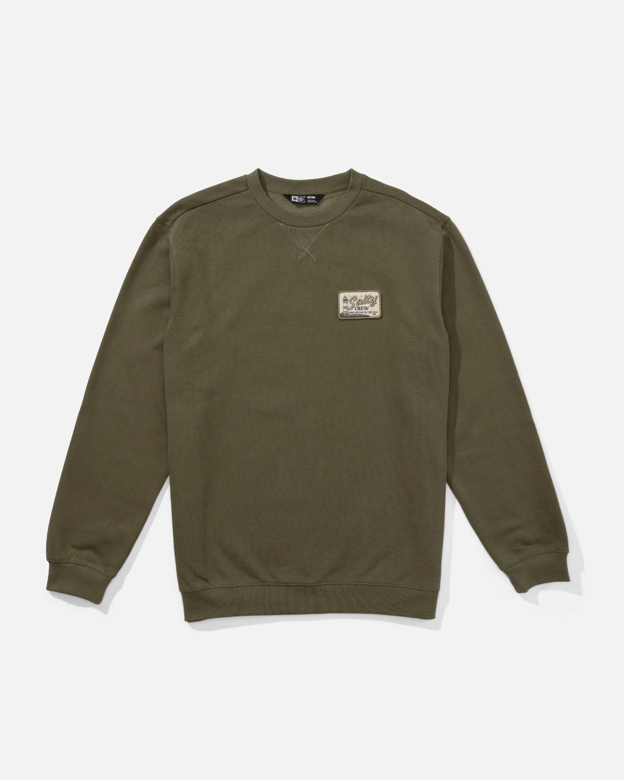 Crafted Crew Fleece - Olive sold by Salty Crew
