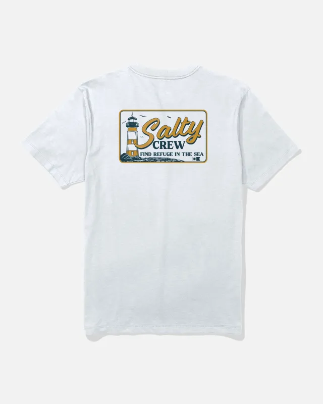 Ashore Tee - White made by Salty Crew