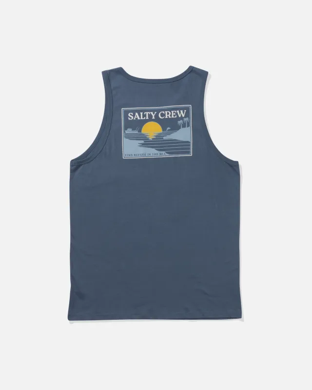 Reflection Tank - Slate sold by Salty Crew