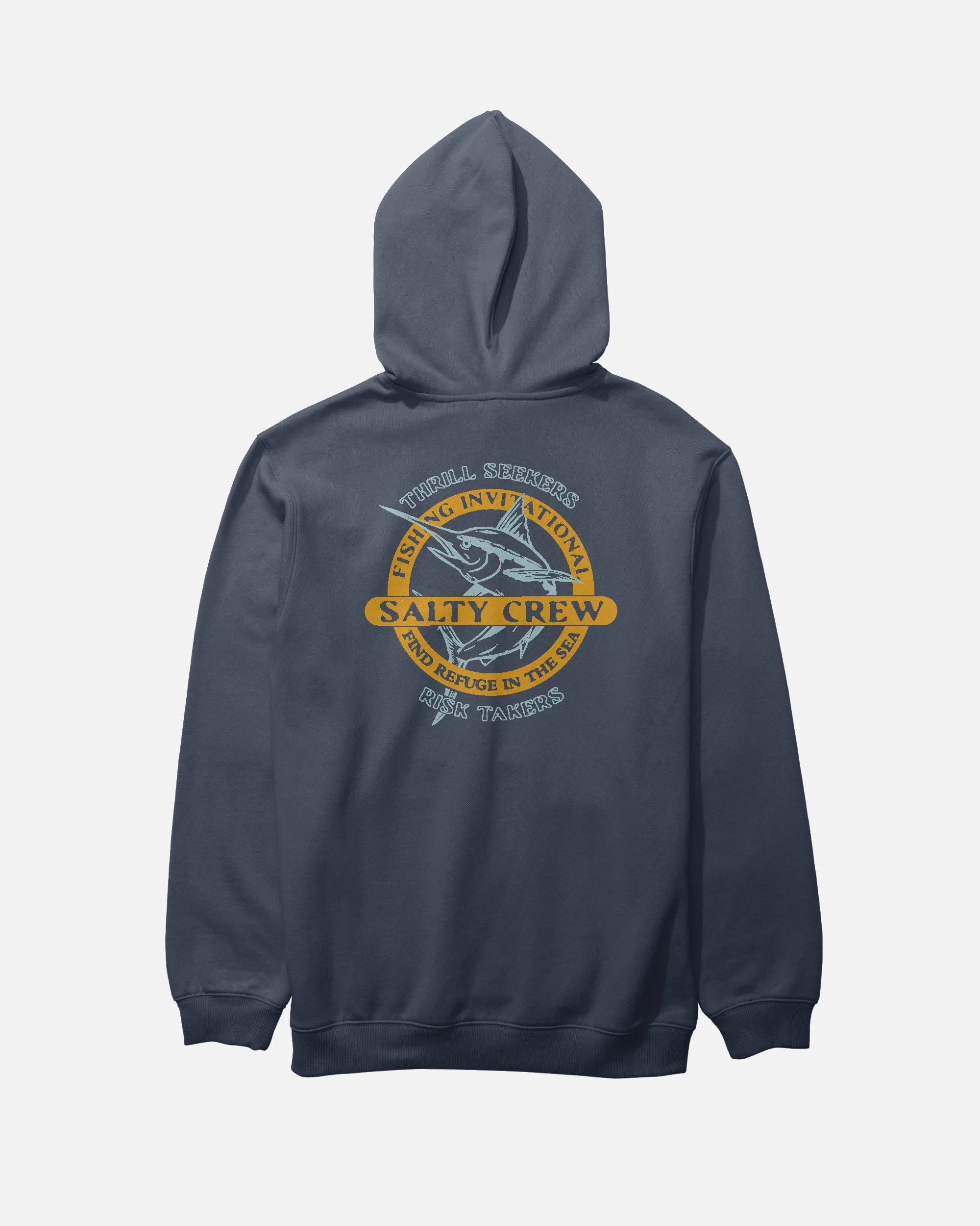 Marlin Club Fleece Hoodie - Navy sold by Salty Crew