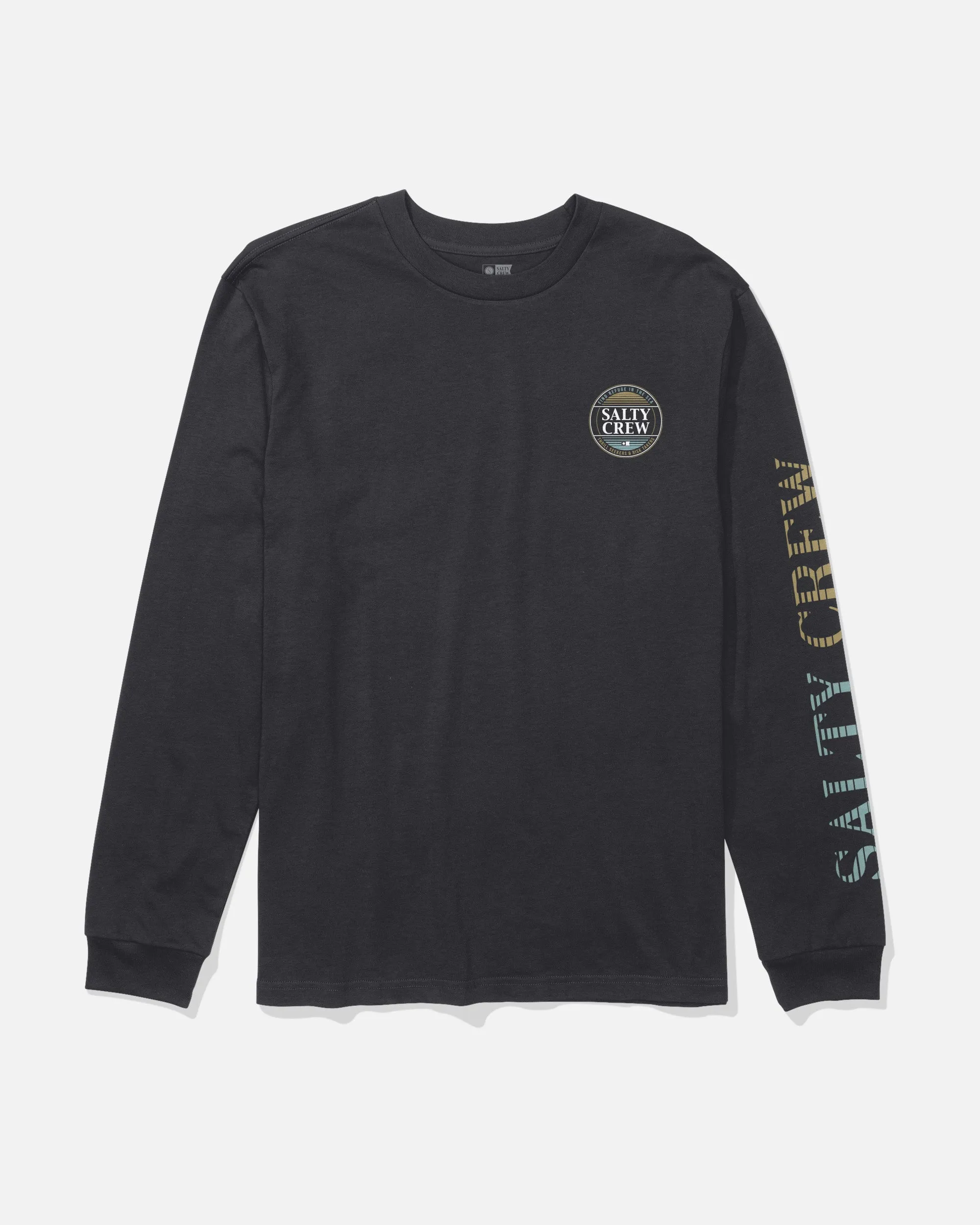 Simple Fade Long Sleeve Tee - Black sold by Salty Crew product image thumbnail 2