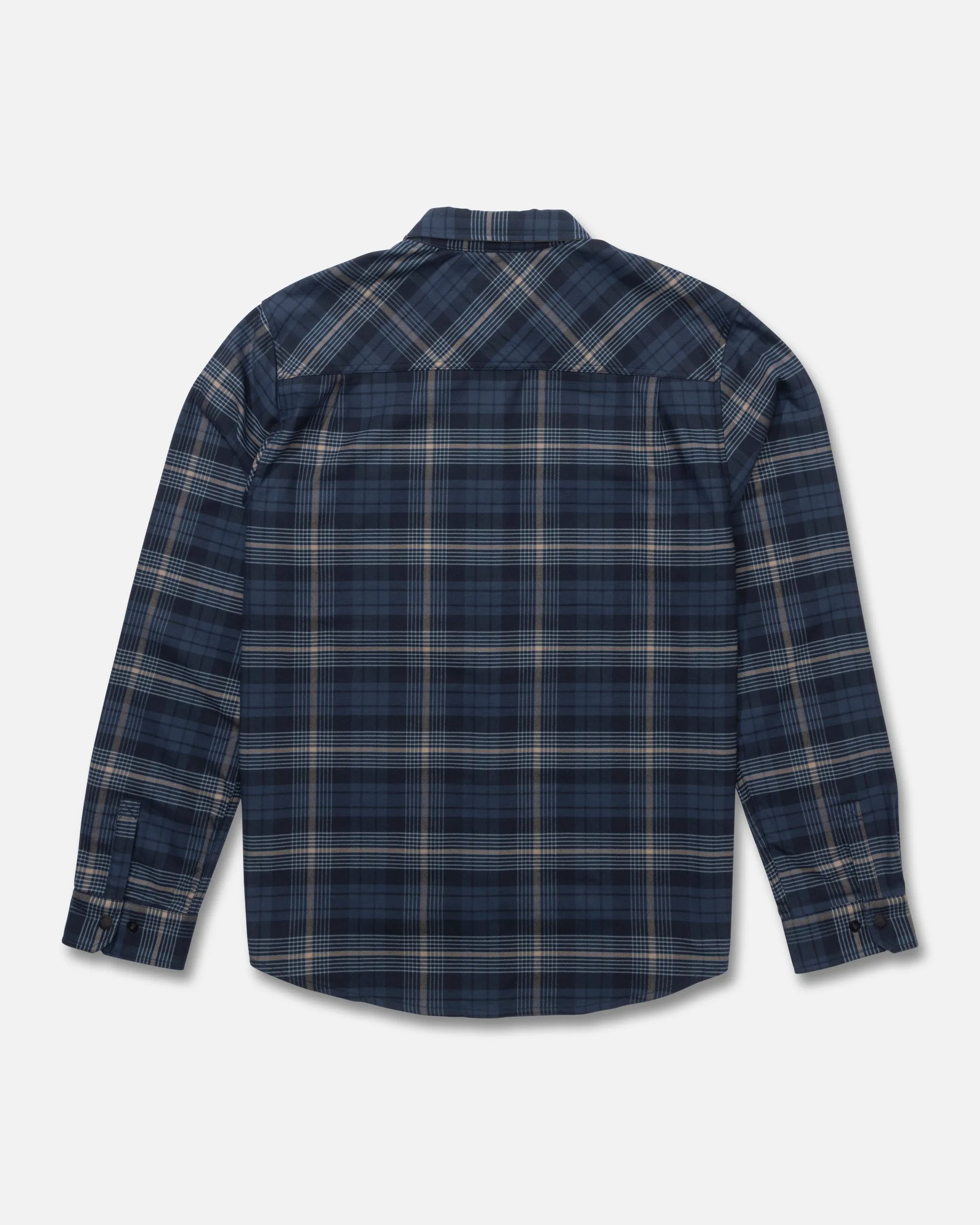 Fathom Tech Flannel - Navy Khaki sold by Salty Crew product image thumbnail 2