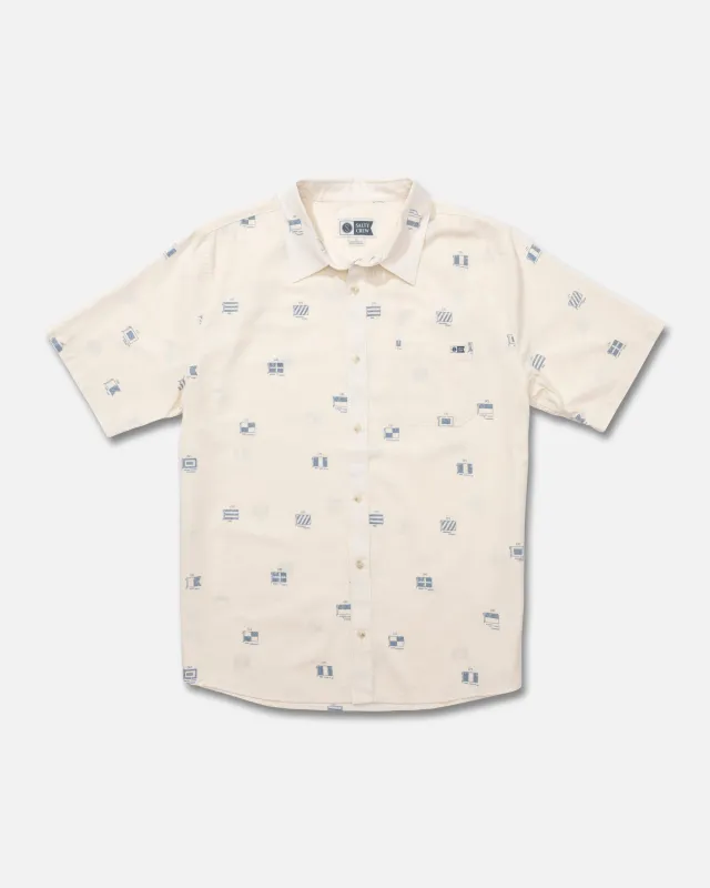Session Button Up - Off White sold by Salty Crew