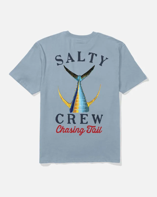 Tailed Classic Tee - Blue Fog made by Salty Crew