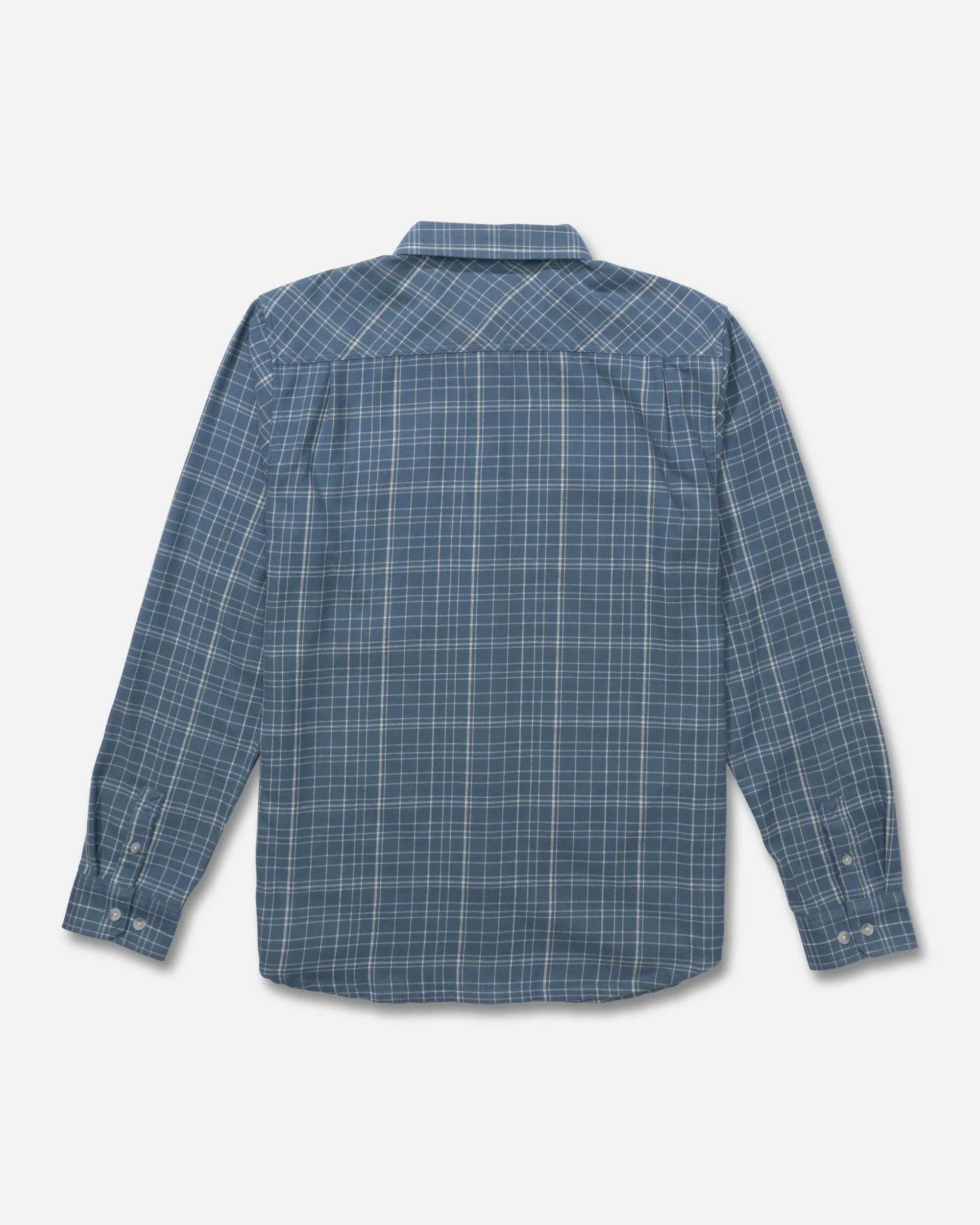 Daybreak Flannel - Pilot Blue sold by Salty Crew product image thumbnail 2