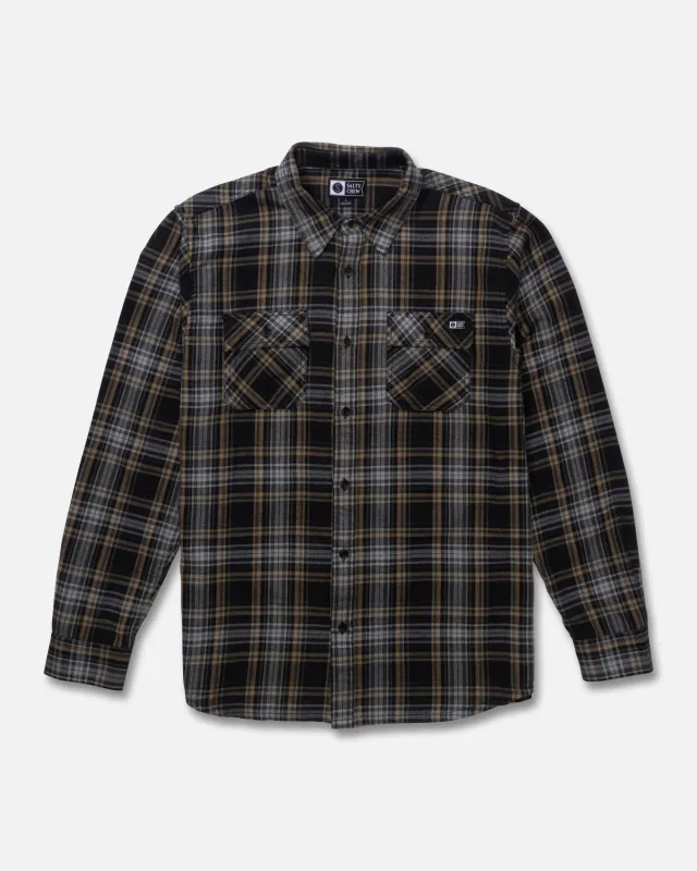 Daybreak Flannel - Phantom sold by Salty Crew