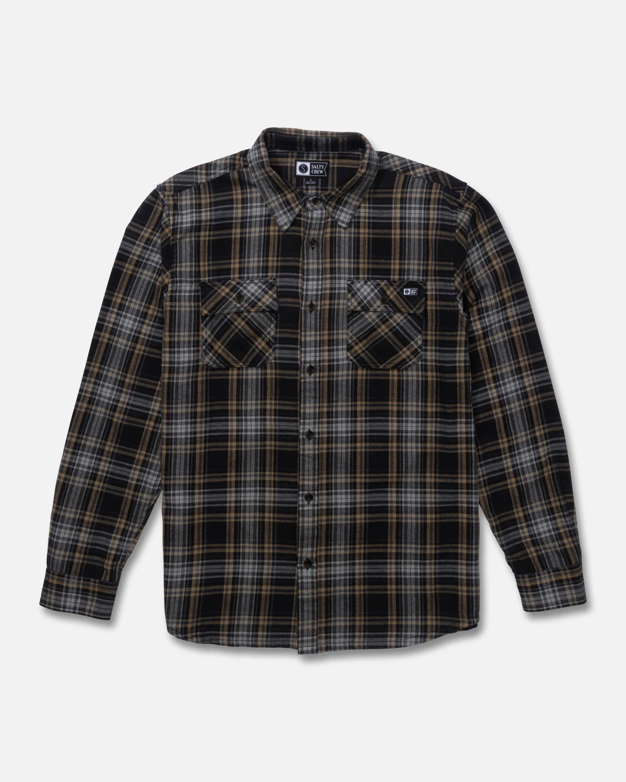 Daybreak Flannel - Phantom sold by Salty Crew