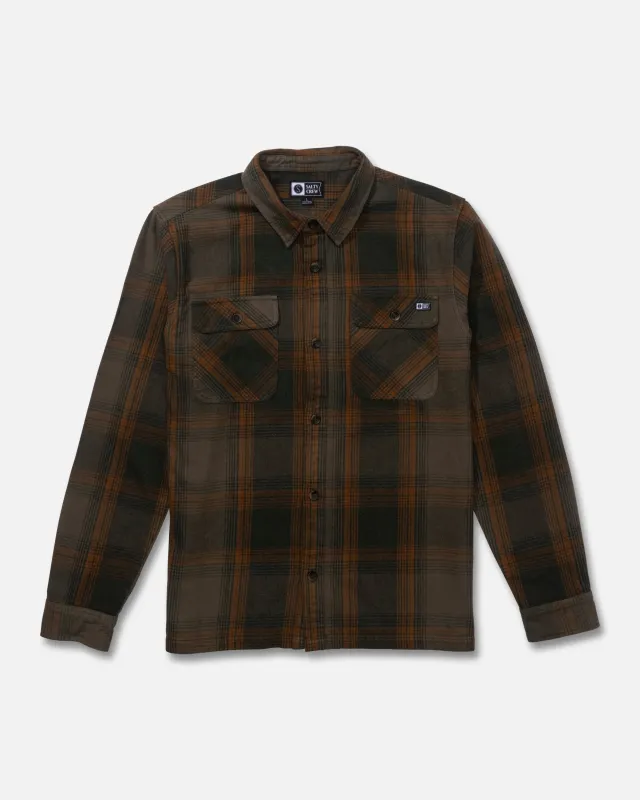 Windward Flannel - Olive sold by Salty Crew