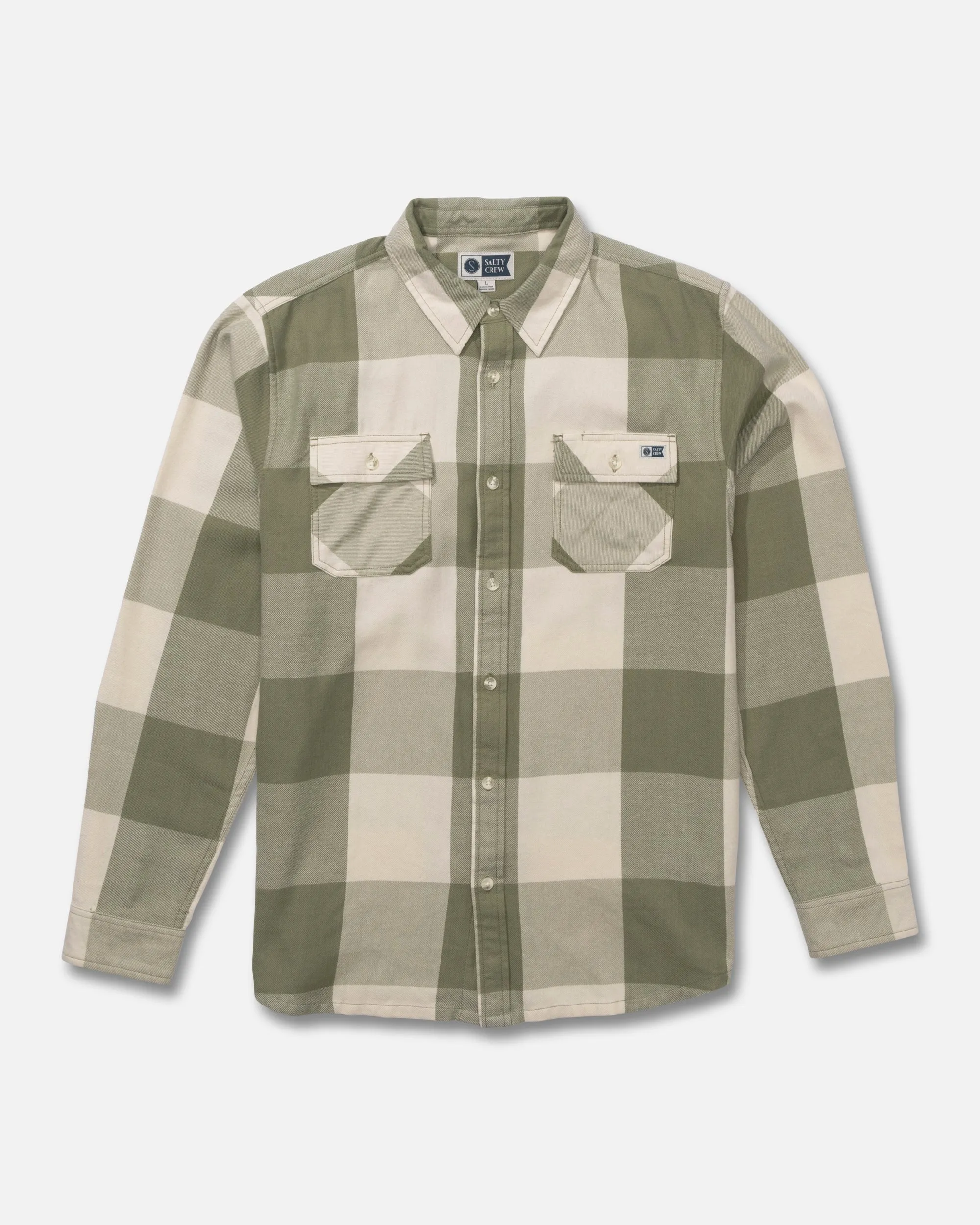 Daybreak Flannel - Birch Four Leaf Clover sold by Salty Crew