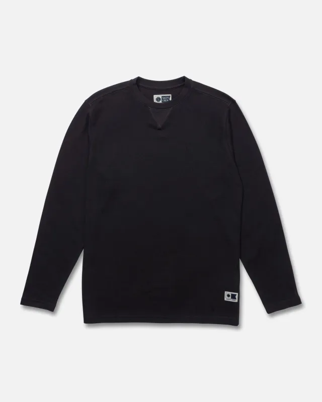 Cast Off Long Sleeve Thermal - Black sold by Salty Crew