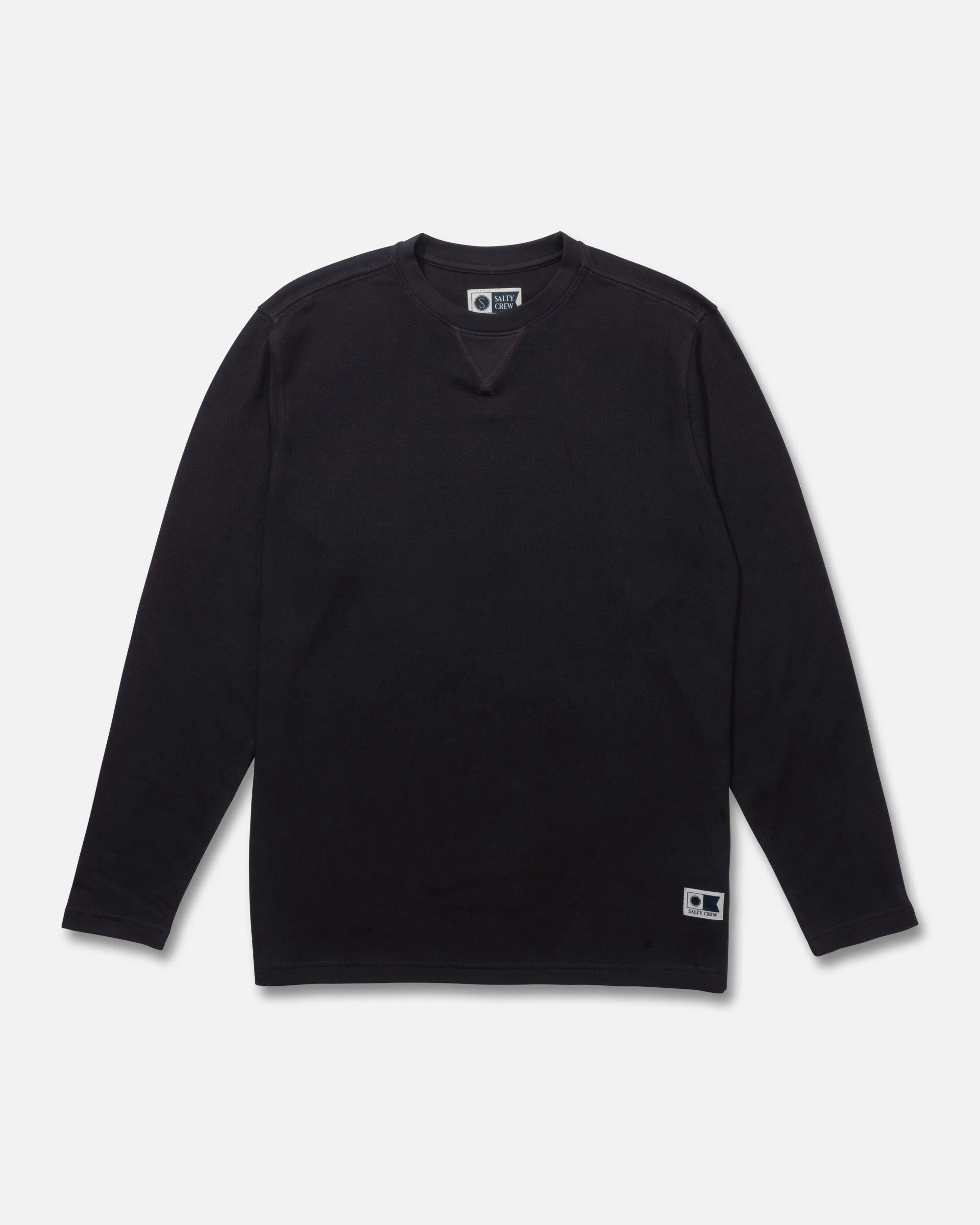 Cast Off Long Sleeve Thermal - Black sold by Salty Crew