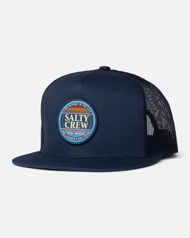 Simple Fade Trucker - Navy sold by Salty Crew