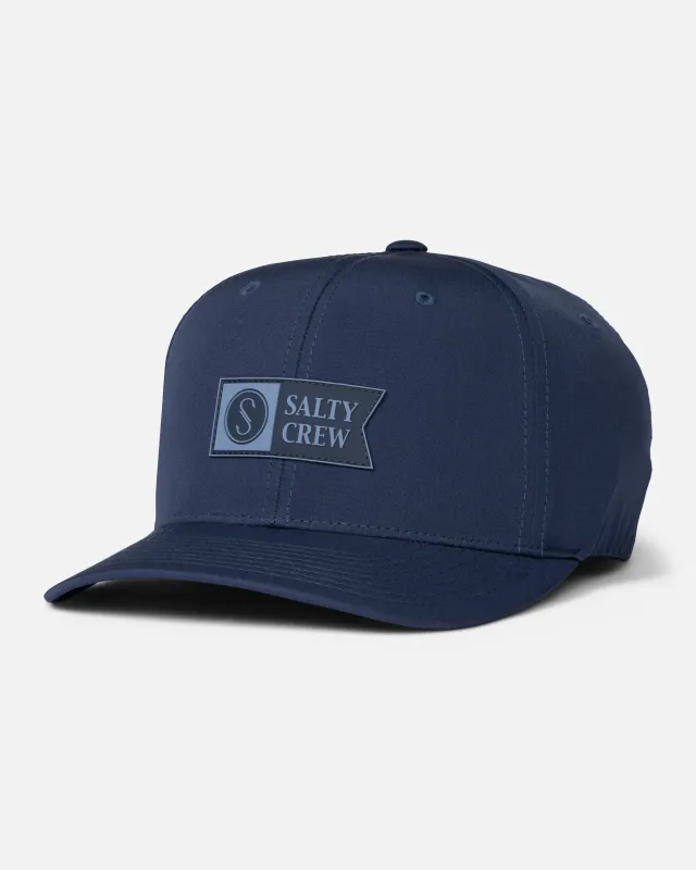 Apex Flexfit 6 Panel - Navy sold by Salty Crew