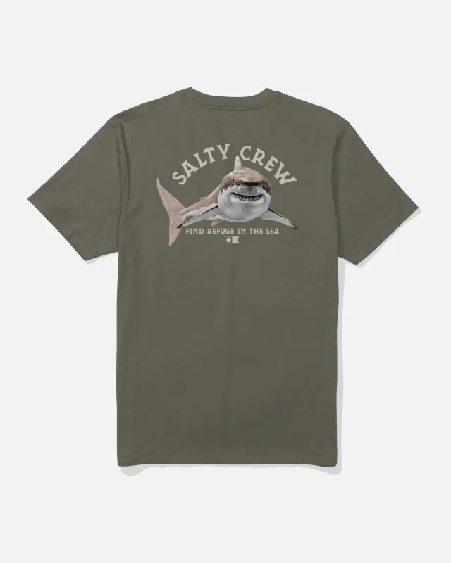 Lurking Tee - Dusty Olive made by Salty Crew