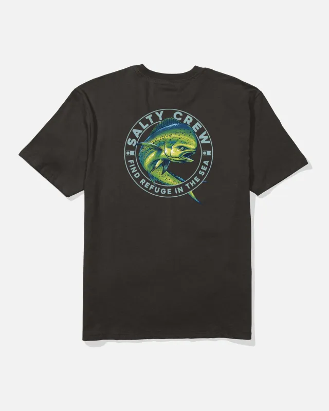 Mahi Club Classic Tee - Black made by Salty Crew