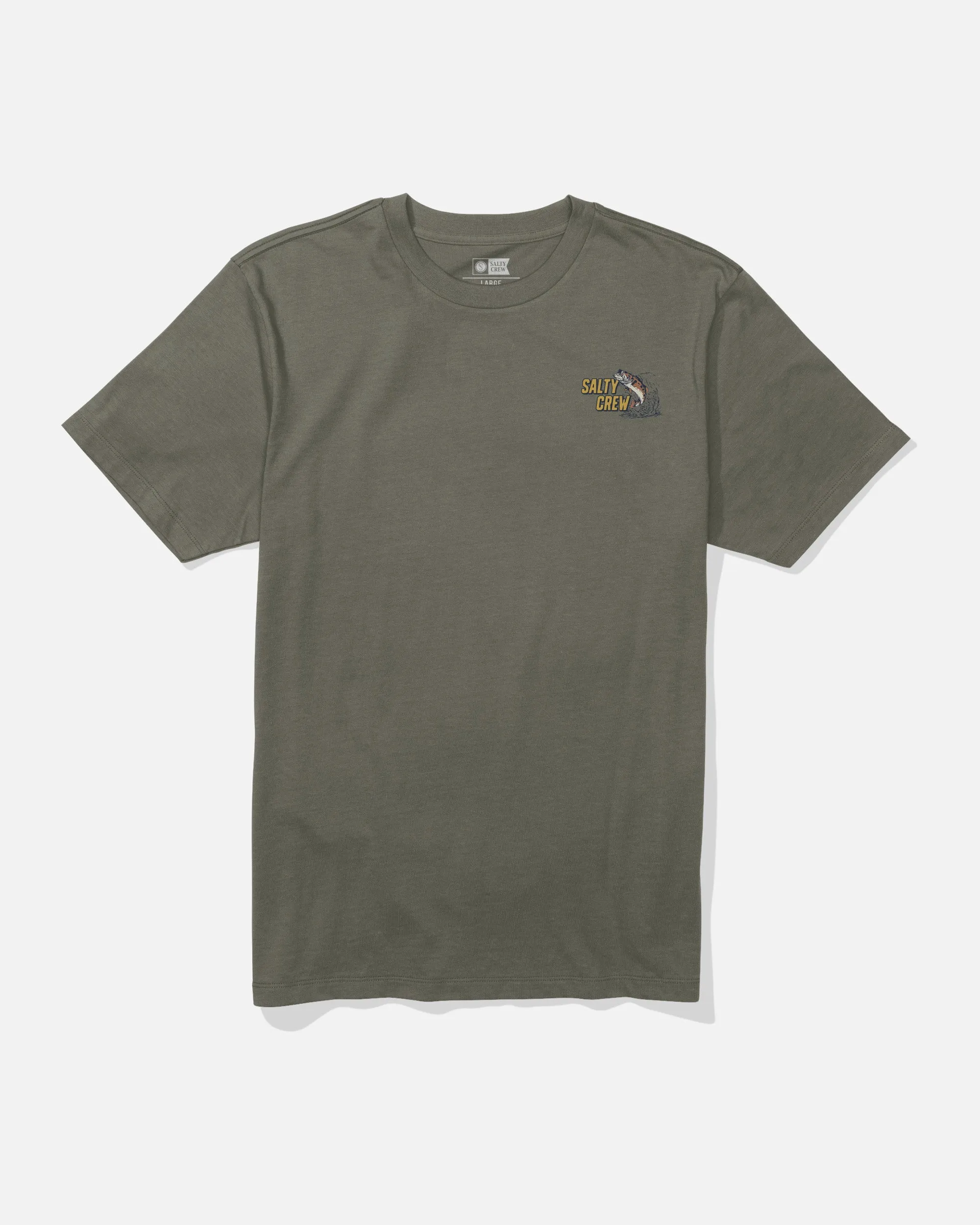 Live Bait Tee - Dusty Olive sold by Salty Crew product image thumbnail 2