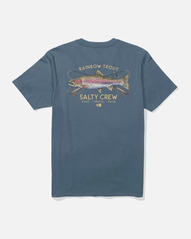 Trout Mount Tee - Slate made by Salty Crew