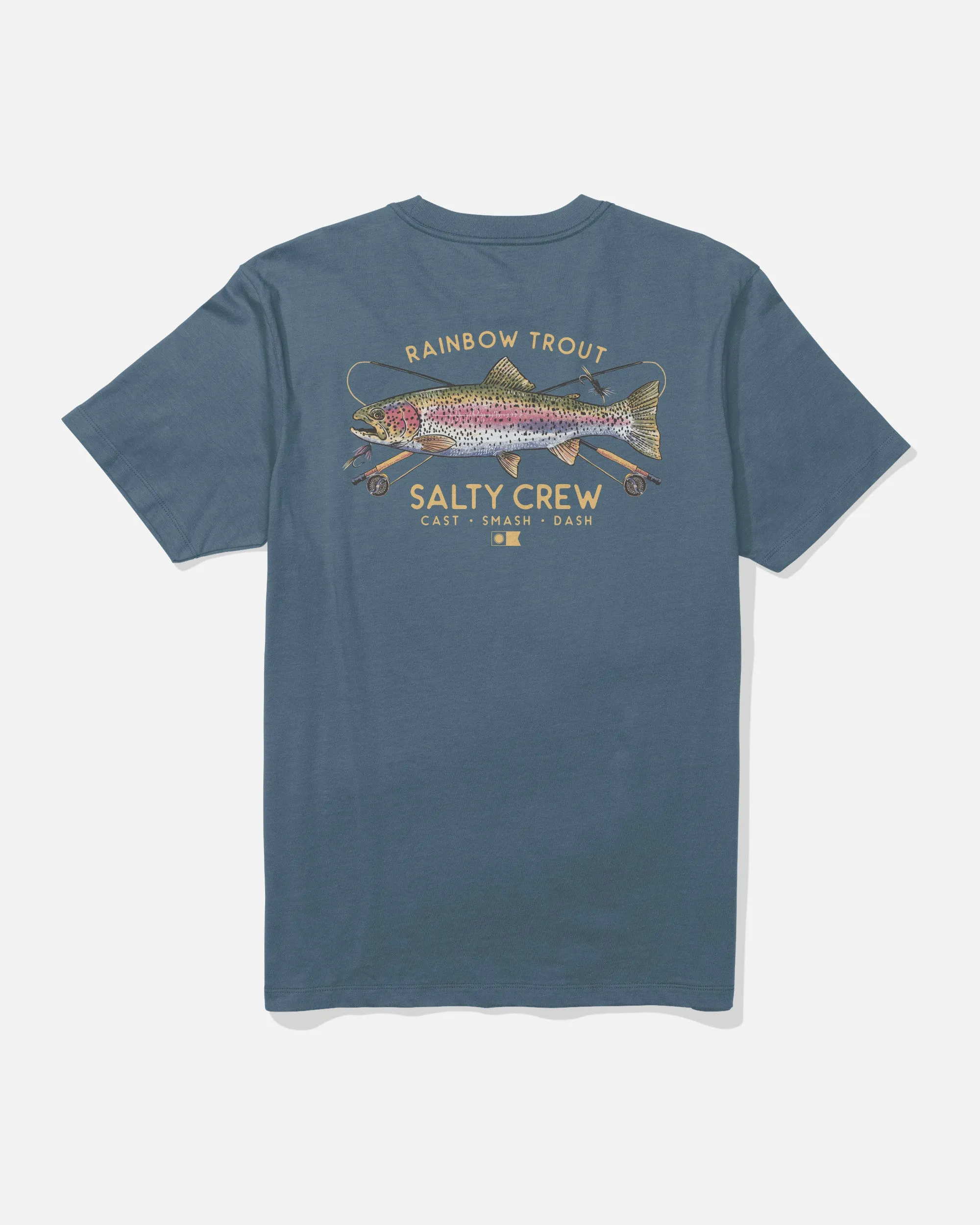 Trout Mount Tee - Slate sold by Salty Crew