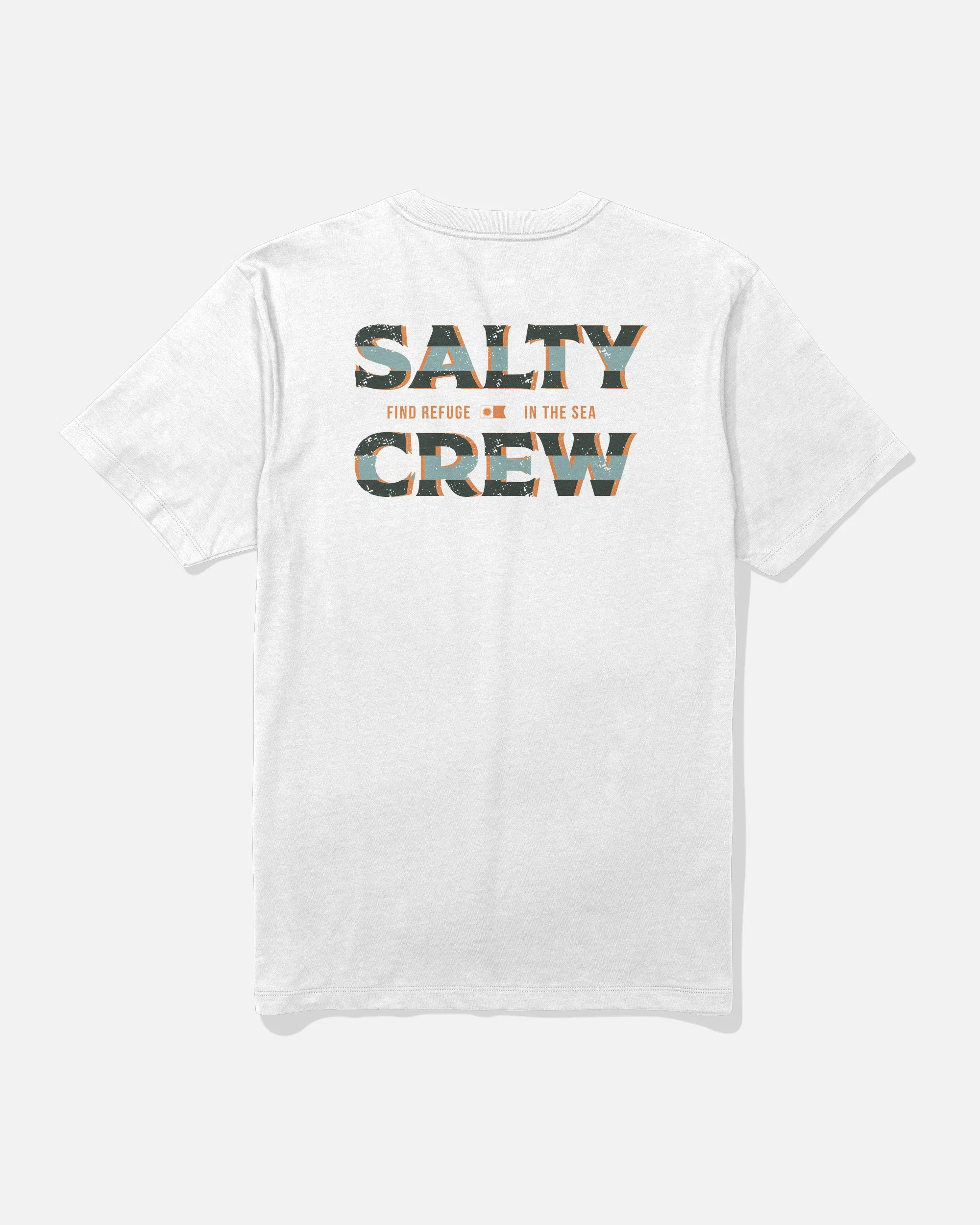 Offset Tee - White sold by Salty Crew