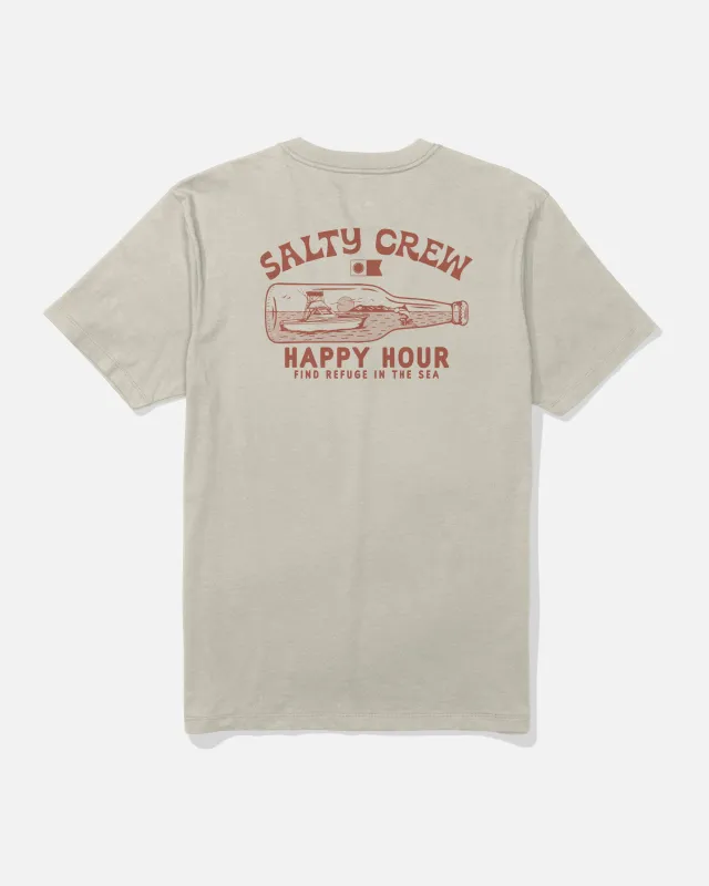 Bottle Rocket Tee - Bone made by Salty Crew