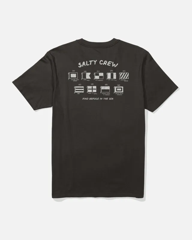 Call Sign Tee - Black sold by Salty Crew
