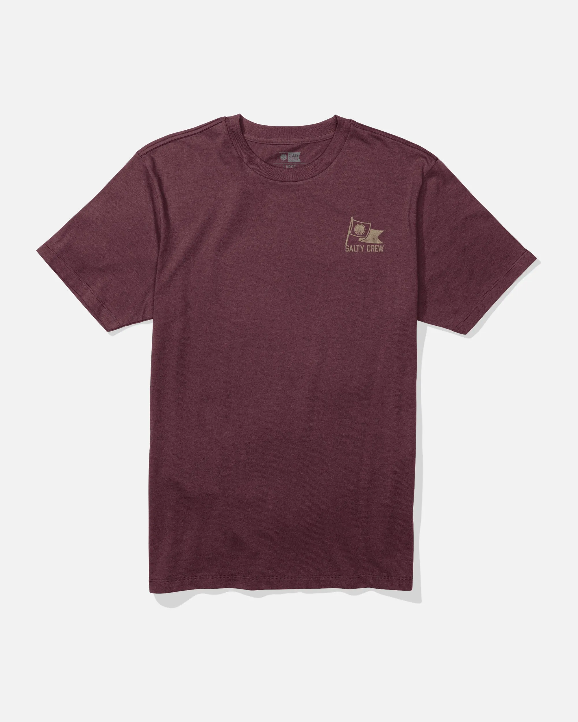 Flag Day Tee - Burgundy sold by Salty Crew product image thumbnail 2
