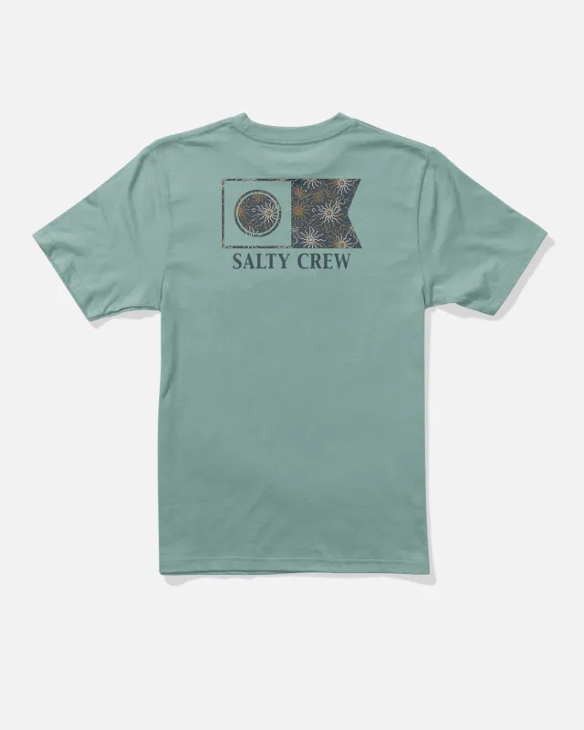 Flagship Fill Tee - Mackerel made by Salty Crew