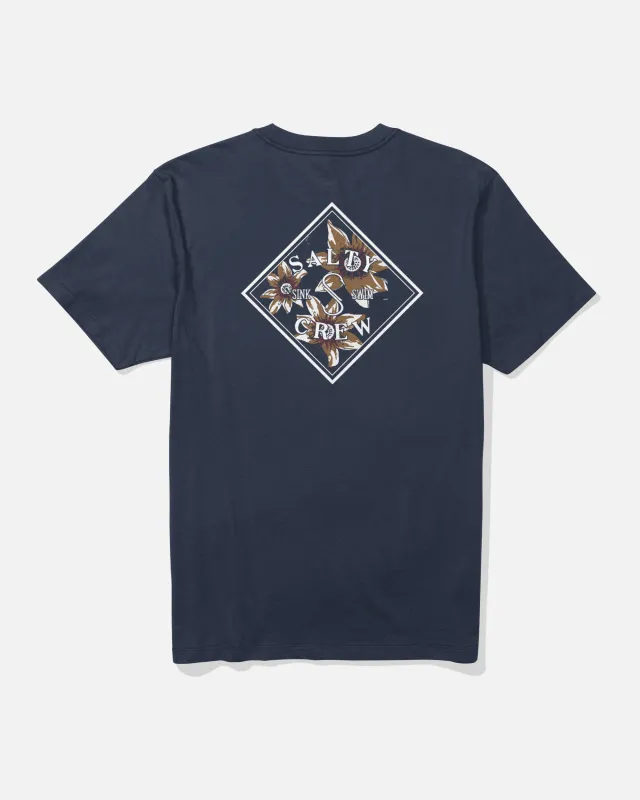 Tippet Fill Tee - Navy made by Salty Crew