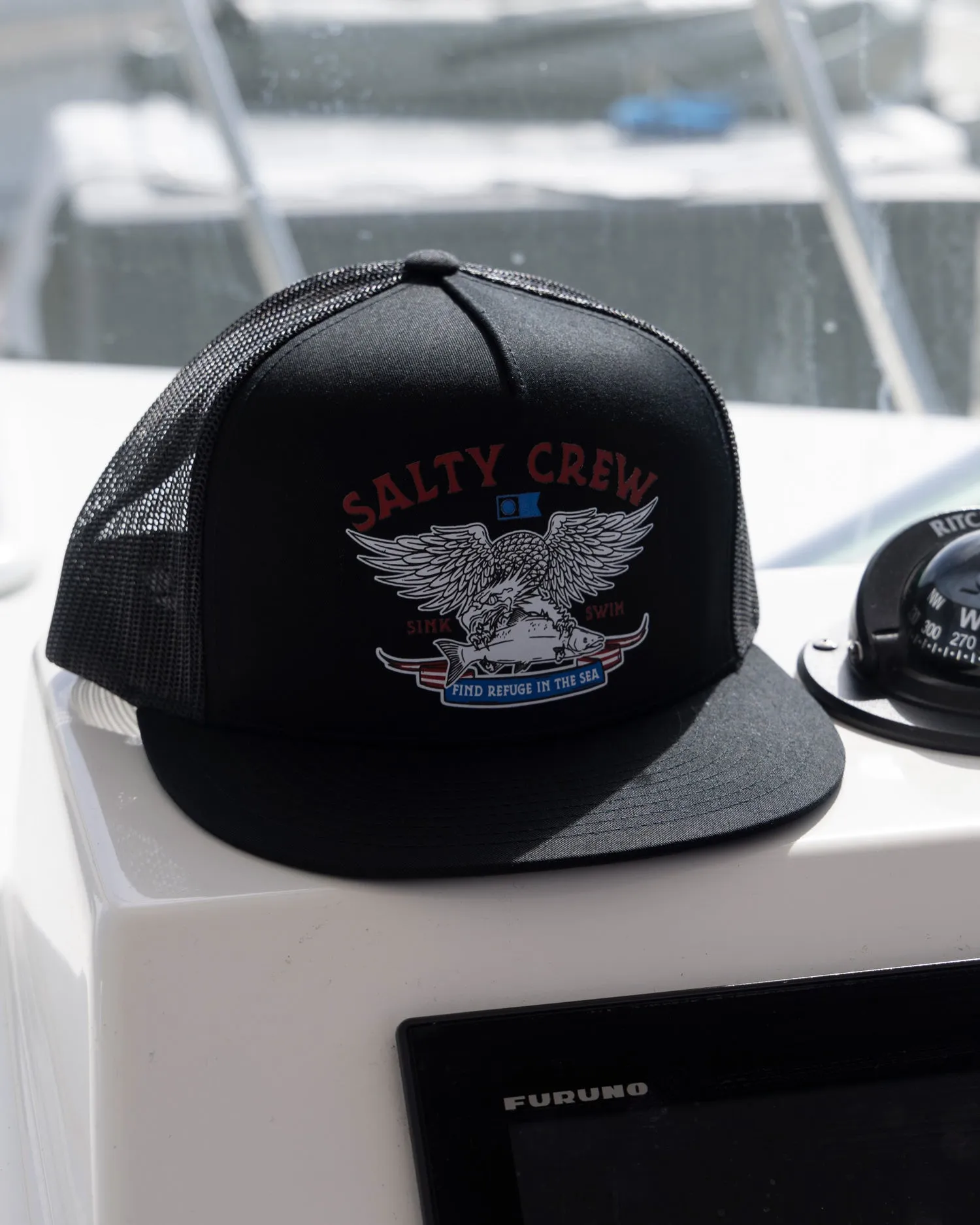 Fly Over Trucker - Black sold by Salty Crew product image thumbnail 3