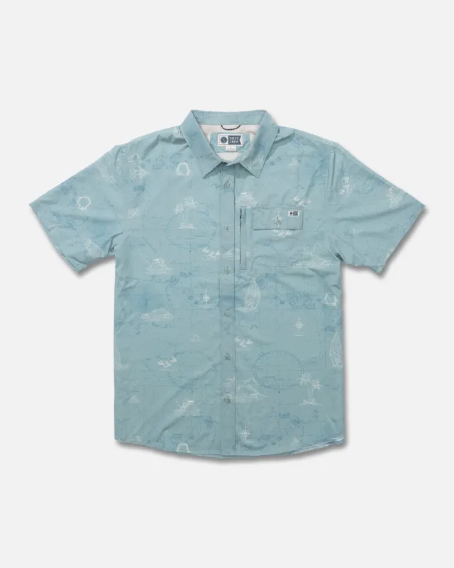 Flagship UV Button Up - Marine sold by Salty Crew