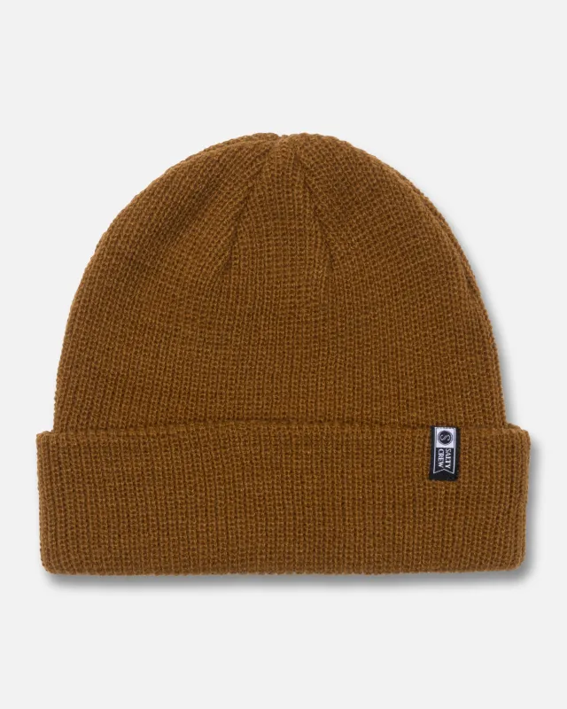 Alpha Beanie - Bronze Brown made by Salty Crew