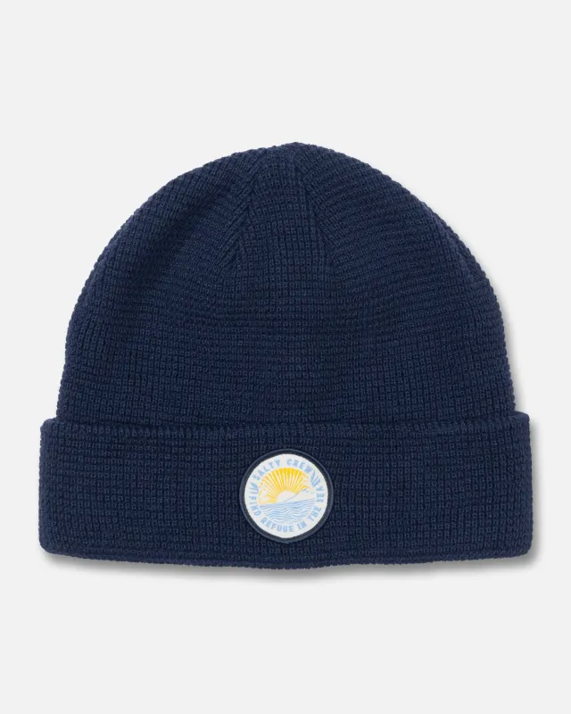 Coastal Beanie - Midnight Navy sold by Salty Crew