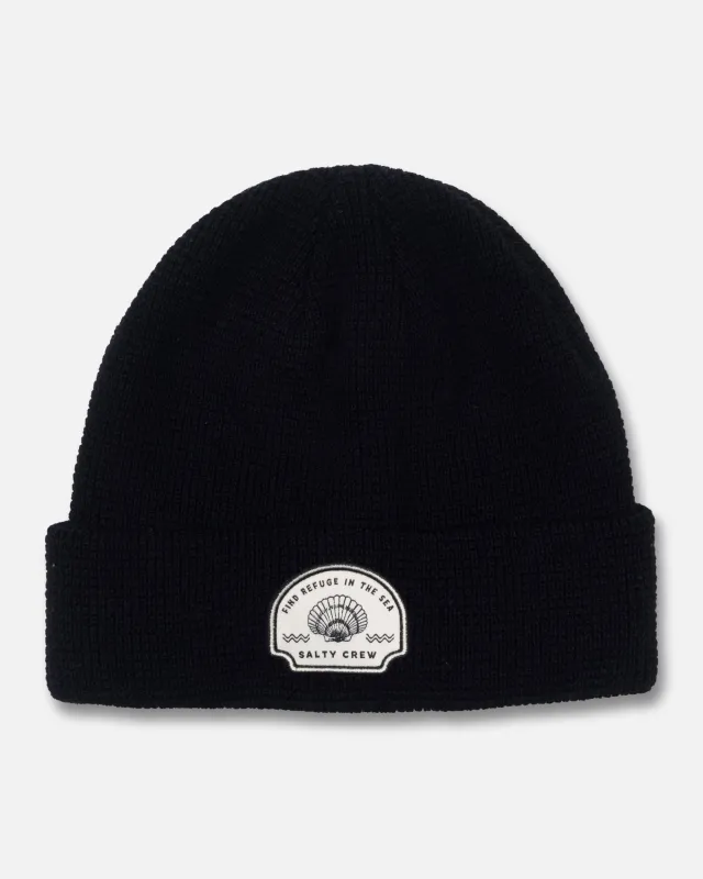 Coastal Beanie - Black sold by Salty Crew
