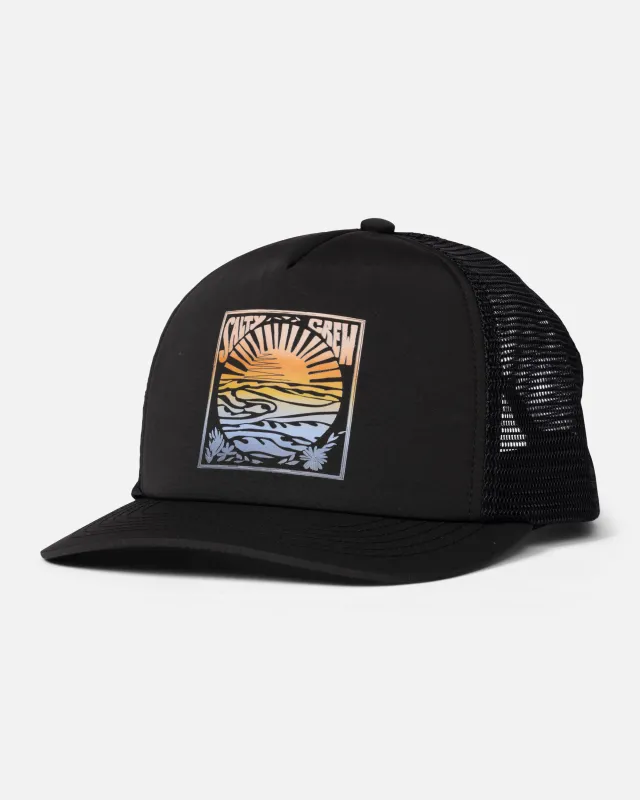 Travel Trucker - Black made by Salty Crew