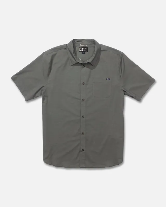 Drifter UV Button Up - Olive made by Salty Crew