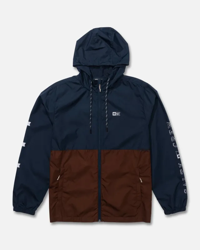 Surface Windbreaker Jacket - Friar Brown made by Salty Crew
