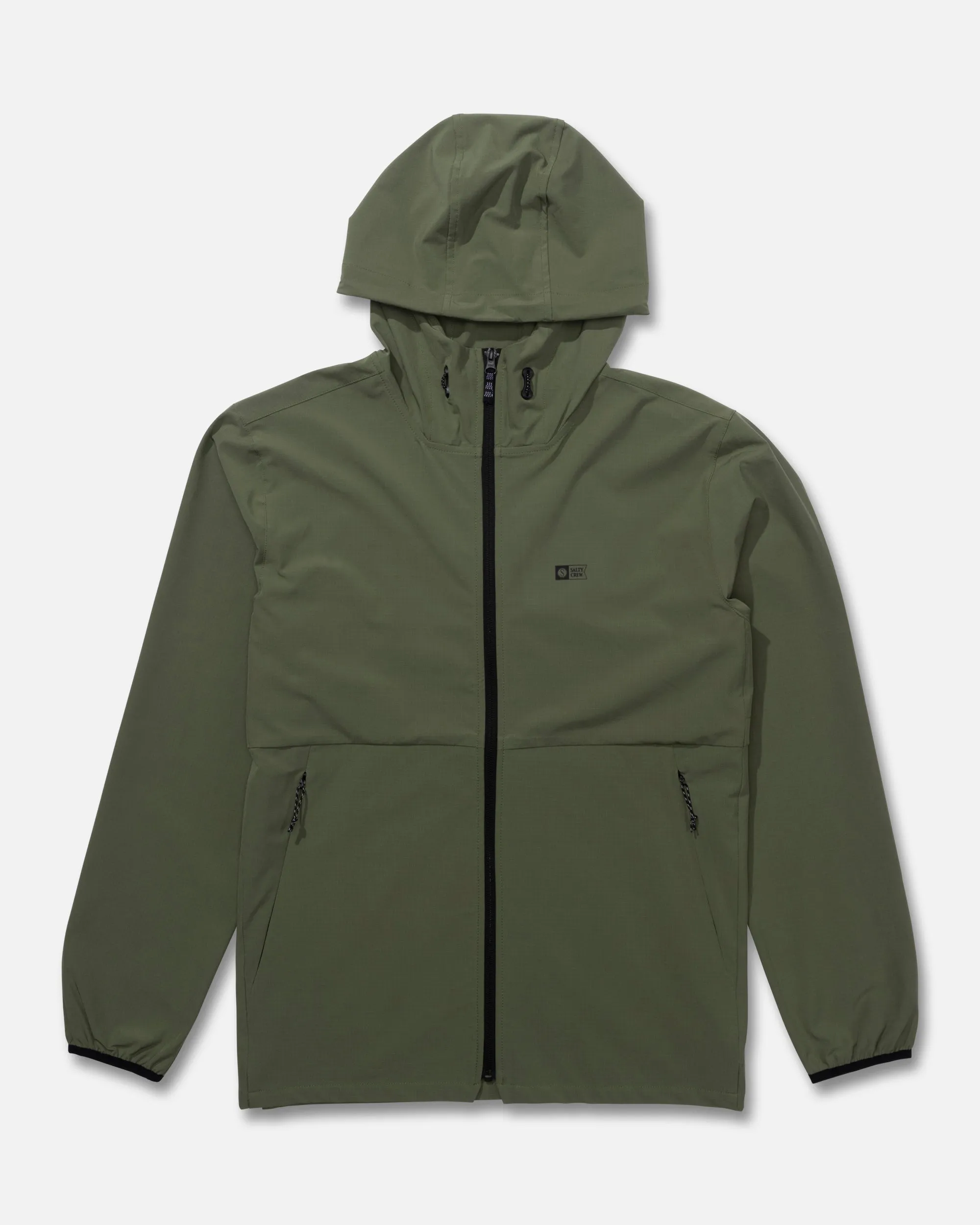 Stowaway Windbreaker Jacket - Four Leaf Clover sold by Salty Crew