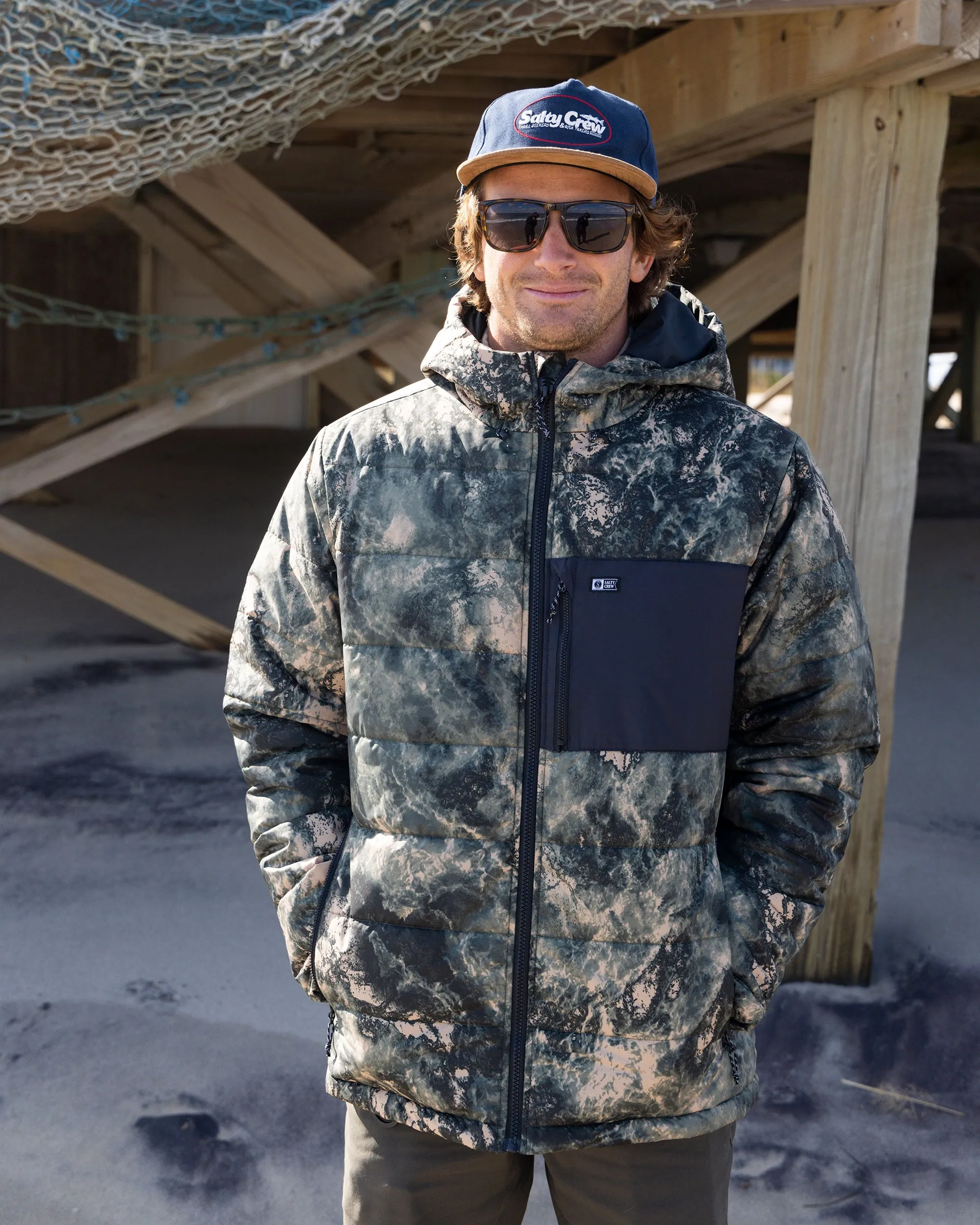 Barrier Insulated Jacket - Camo sold by Salty Crew product image thumbnail 5