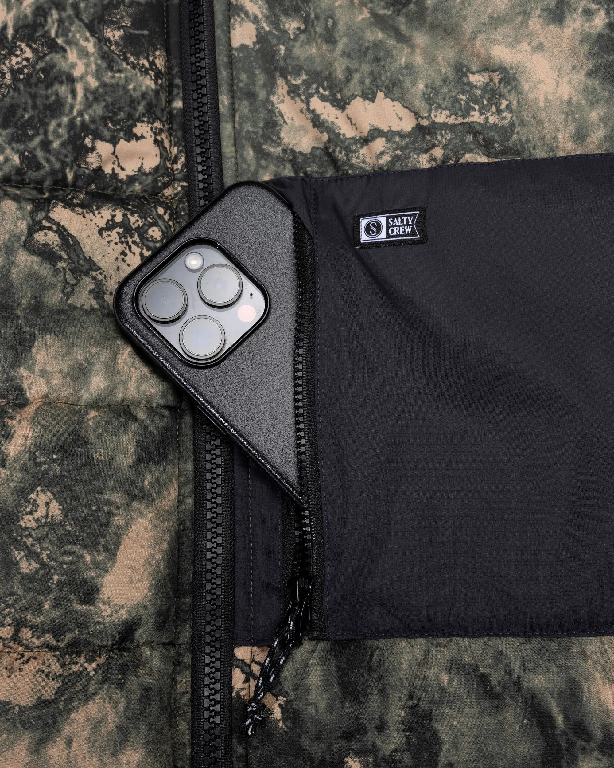 Barrier Insulated Jacket - Camo sold by Salty Crew product image thumbnail 4