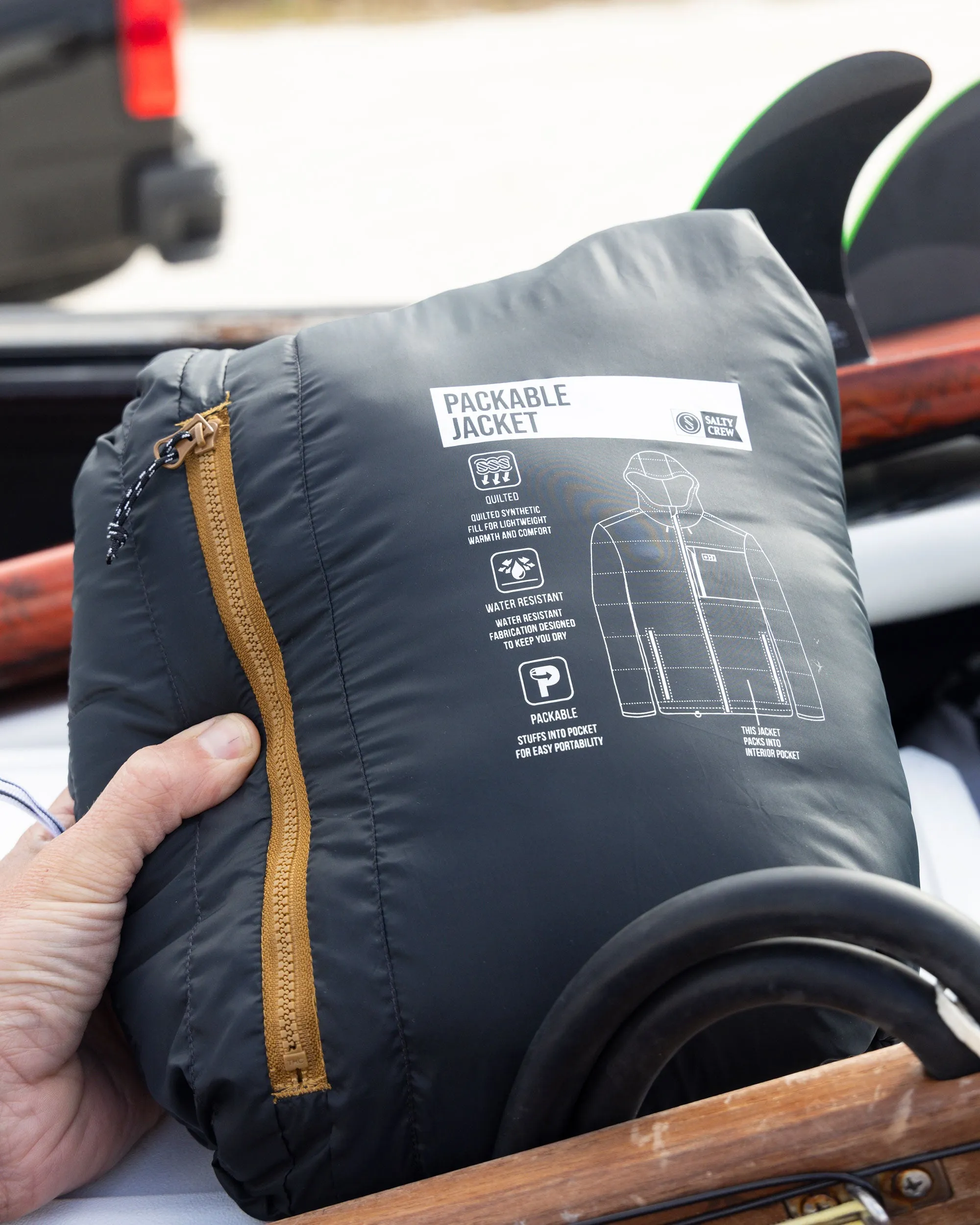 Barrier Insulated Jacket - Bronze Brown sold by Salty Crew product image thumbnail 3