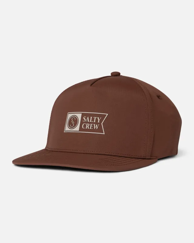 Apex Snapback - Friar Brown made by Salty Crew