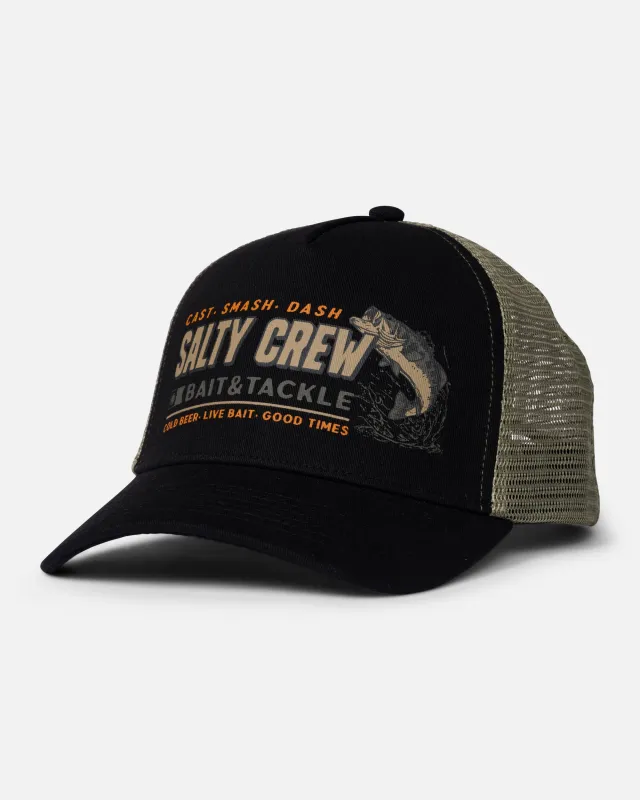 Live Bait Trucker Hat - Phantom made by Salty Crew