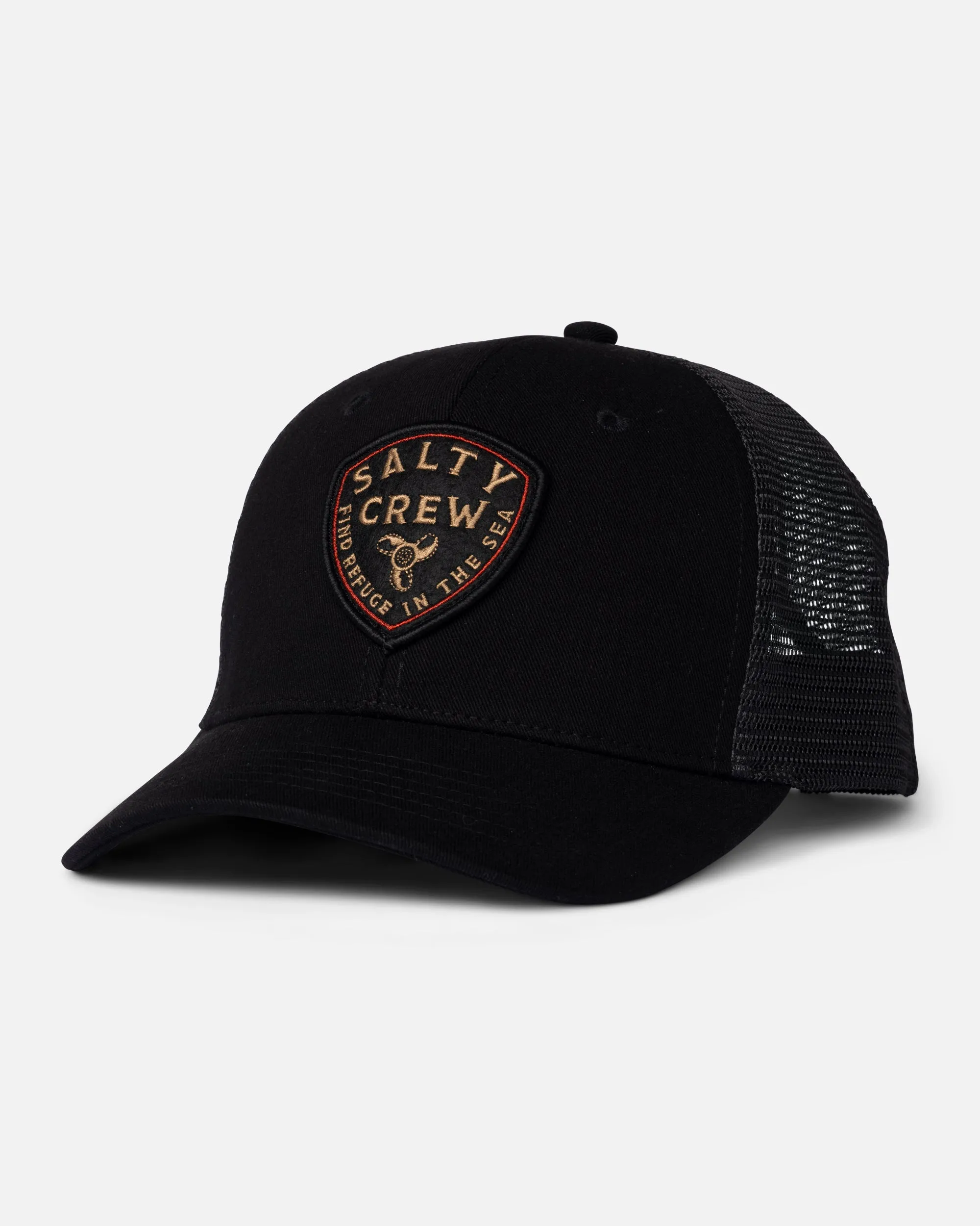 Rotor Trucker Hat - Black sold by Salty Crew