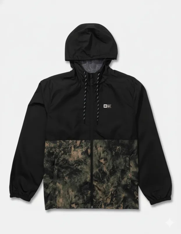 Surface Windbreaker Jacket - Pirate Black sold by Salty Crew