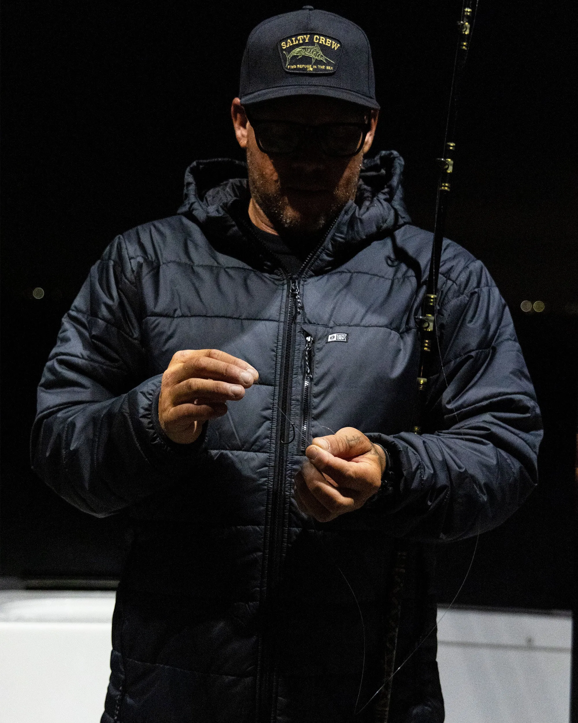 Barrier Insulated Jacket - Black sold by Salty Crew product image thumbnail 5