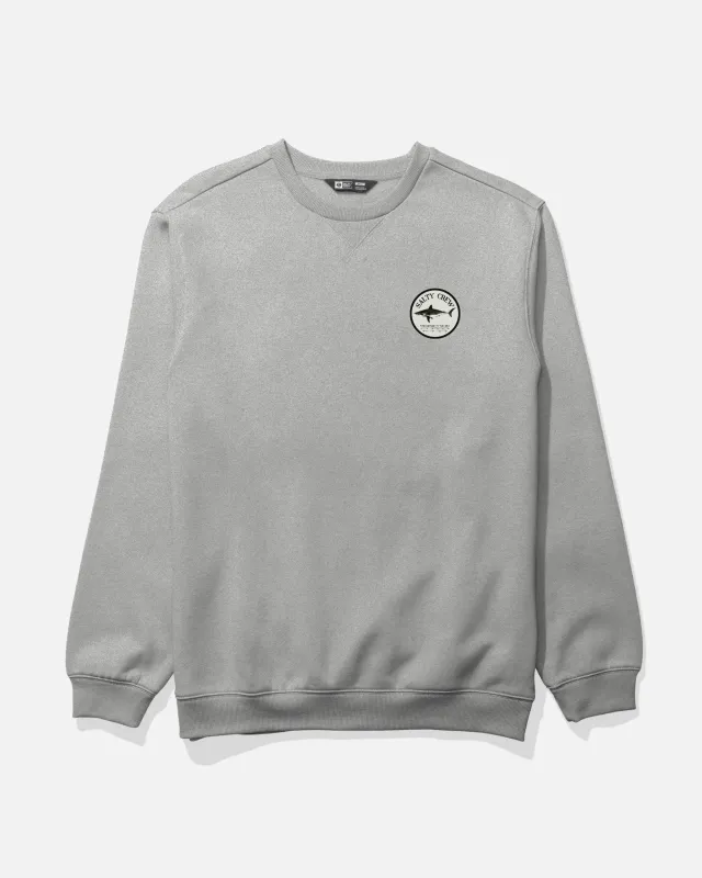 Crafted Crew Fleece - Athletic Heather made by Salty Crew
