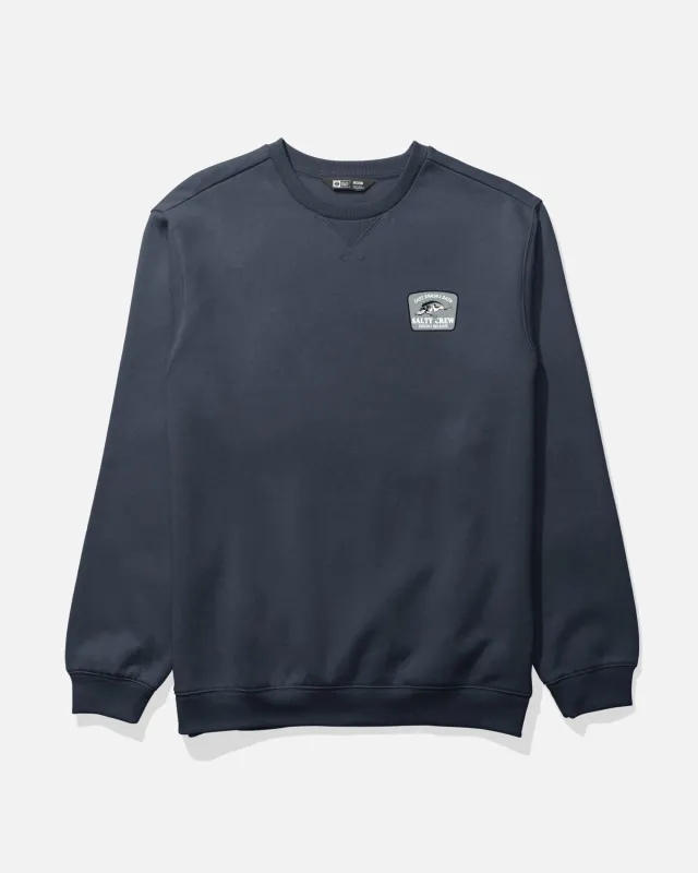 Crafted Crew Fleece - Midnight Navy made by Salty Crew