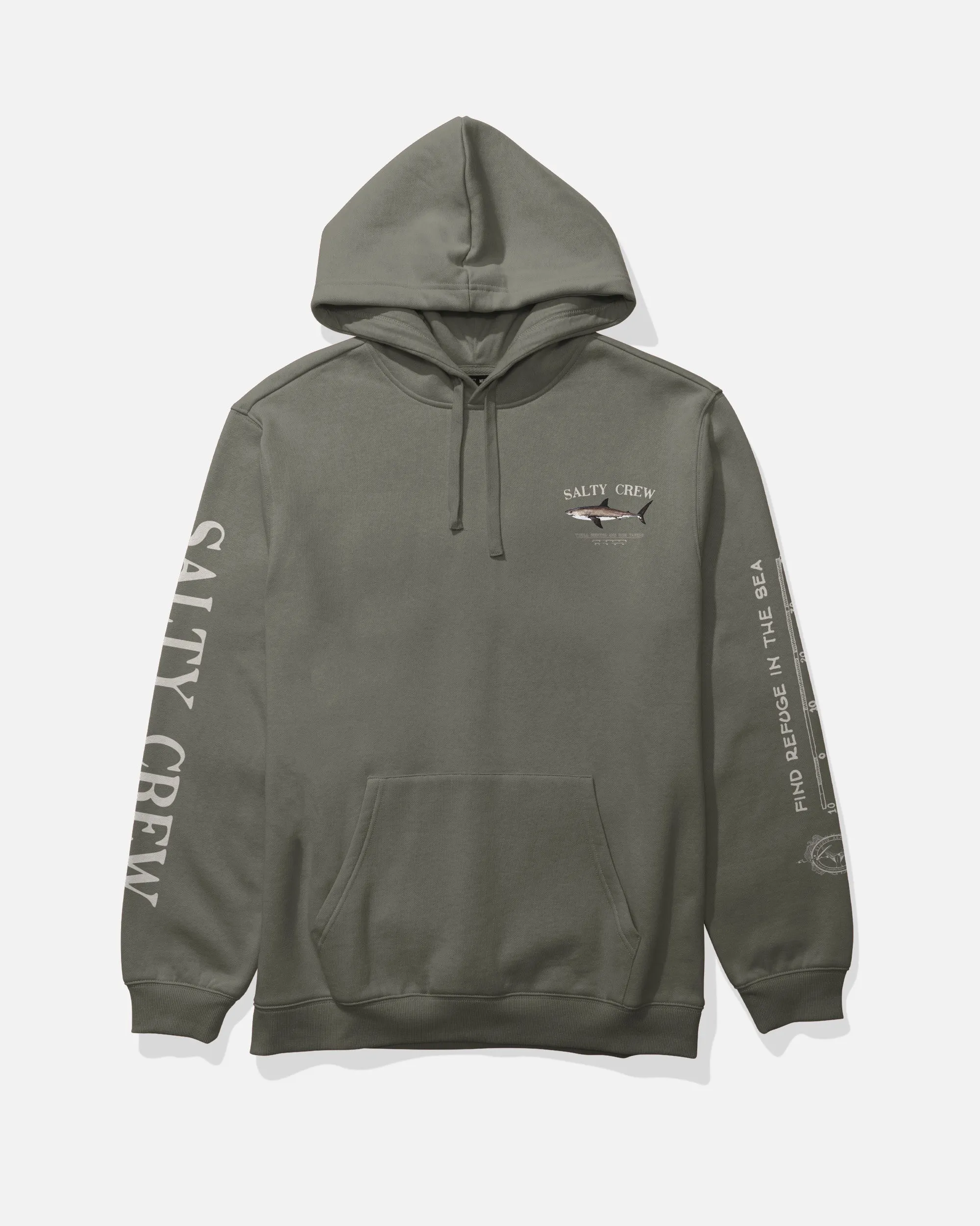 Bruce Fleece Hoodie - Dusty Olive sold by Salty Crew product image thumbnail 2