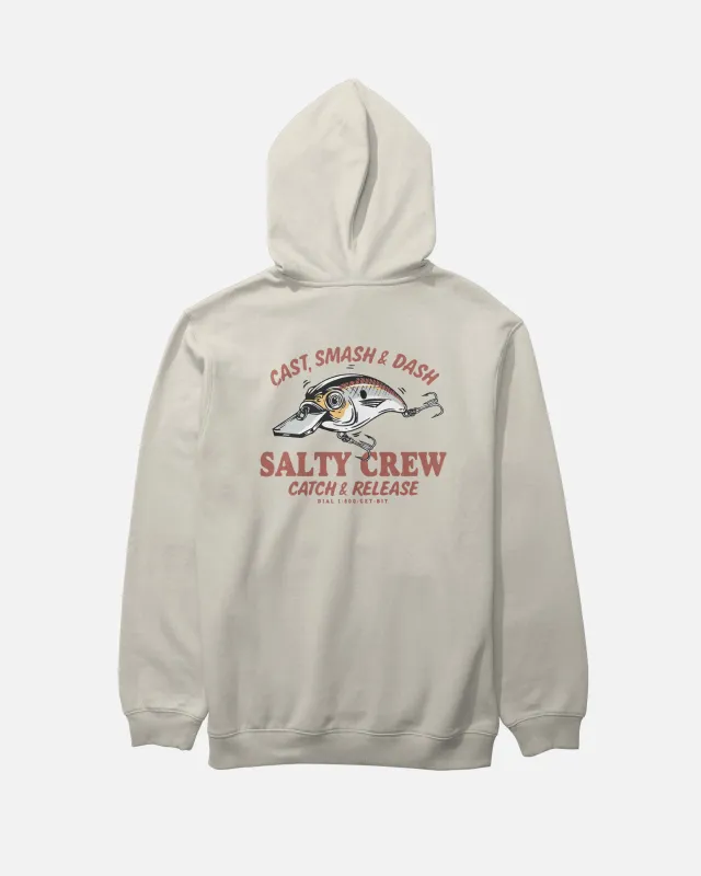 Cast Life Fleece Hoodie - Bone sold by Salty Crew